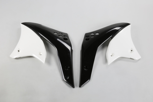 Radiator Covers white for Kawasaki KX 250 F (2006-08)